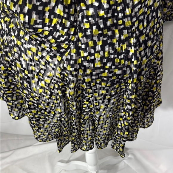 Alice + Olivia Silk Blend Long Sleeve Belted Mini Dress Size 0 - Picture 10 of 13